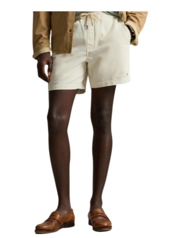 polo ralph lauren short pant manclassic fit micro corduroy short - 710b19632004 warm white 2