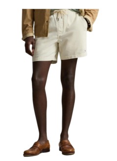 polo ralph lauren short pant manclassic fit micro corduroy short - 710b19632004 warm white