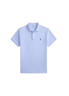 polo ralph lauren polo manshort sleeve custom slim fit polo - 710941439508 pebble blue c7996