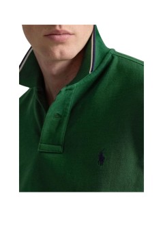 polo ralph lauren polo manshort sleeve custom slim fit polo - 710842621504 new forest c7927