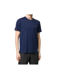 polo ralph lauren camiseta hombre short sleeve custom slim fit pima cotton t-shirt - 710740727003 refined navy