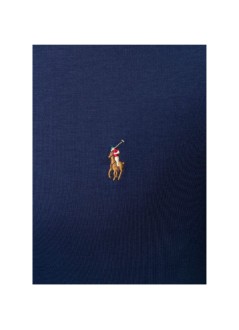 polo ralph lauren camiseta hombre short sleeve custom slim fit pima cotton t-shirt - 710740727003 refined navy