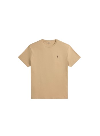 polo ralph lauren t-shirt manshort sleeve custom slim fit cotton t-shirt - 710671438527 vintage khaki c8888