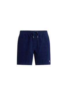 polo ralph lauren short pant manclassic fit micro corduroy short - 710b19632002 newport navy