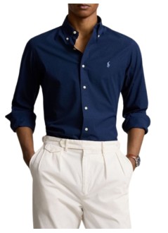 polo ralph lauren shirt mancubdppcs-long sleeve-sport shirt - 710928255001 newport navy