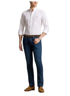 polo ralph lauren shirt mancubdppcs-long sleeve-sport shirt - 710928255002 white