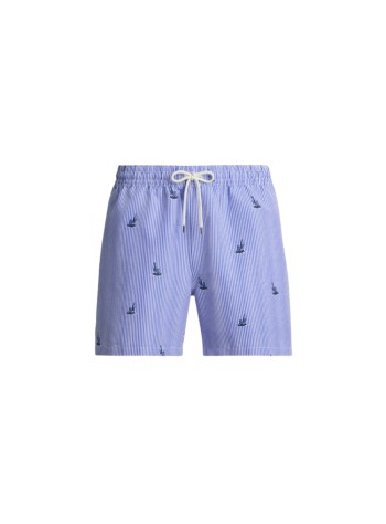 polo ralph lauren cargo manwoven-trunk-swim bottom - 710b18028001 sailboat on stripe