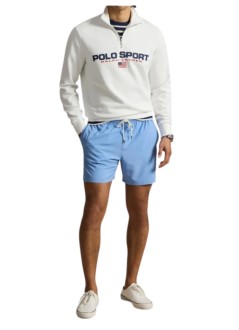 polo ralph lauren bermuda hombre traveler-mid-trunk - 710957782517 bristol blue w c1750