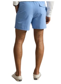 polo ralph lauren bermuda hombre traveler-mid-trunk - 710957782517 bristol blue w c1750
