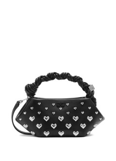 ganni crossbody mujer bou mini hearts - c2100024 099