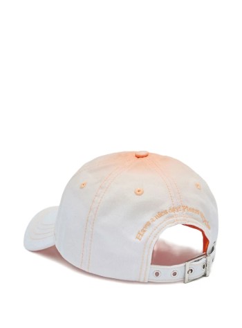 ganni cap womanprinted ombre cotton canvas cap - b3020220 zz1 2