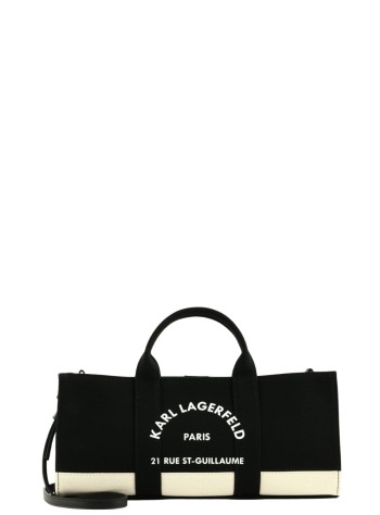 karl lagerfeld crossbody mujer k/rsg e/w b/w magazine tote - b3w50021 101