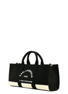 karl lagerfeld crossbody mujer k/rsg e/w b/w magazine tote - b3w50021 101