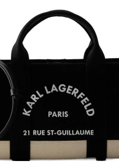 karl lagerfeld crossbody mujer k/rsg e/w b/w magazine tote - b3w50021 101