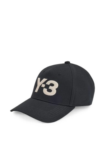 y3 gorras hombre y-3 logo cap - kw9698 black white
