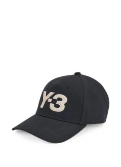 y3 gorras hombre y-3 logo cap - kw9698 black white