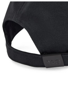 y3 gorras hombre y-3 logo cap - kw9698 black white