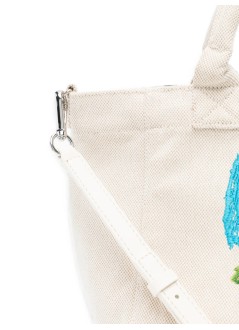 ganni crossbody mujer small easy shopper strawberry print - c2080014 zxv