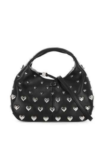 ganni crossbody mujer hobo mini heart - c1040015 099