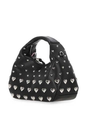ganni crossbody mujer hobo mini heart - c1040015 099 2