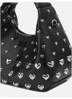 ganni crossbody mujer hobo mini heart - c1040015 099