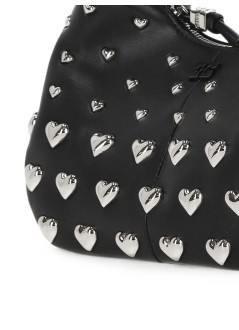 ganni crossbody mujer hobo mini heart - c1040015 099