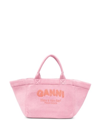 ganni handbag mujer xxl shopper beach resort - c2080029 12x