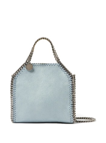 stella mccartney crossbody mujer falabella tiny bag eco shaggy deer w/ruthenium chain - 391698w9132 4449