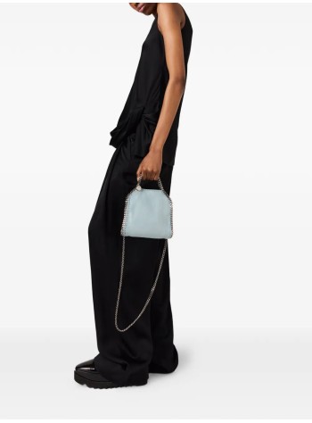 stella mccartney crossbody mujer falabella tiny bag eco shaggy deer w/ruthenium chain - 391698w9132 4449 2