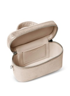 stella mccartney crossbody mujer falabella vanity case eco shiny dotted chamois w/palladium  - 7p0070wp0301 5910