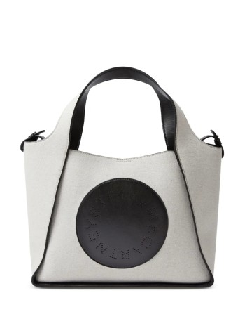 stella mccartney crossbody mujer logo crossbody tote bag canvas & alter mat - 513860wp0748 1000
