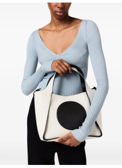 stella mccartney crossbody mujer logo crossbody tote bag canvas & alter mat - 513860wp0748 1000