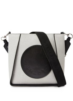 stella mccartney crossbody mujer logo crossbody bag canvas & alter mat - 700073wp0748 1000