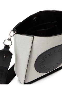 stella mccartney crossbody mujer logo crossbody bag canvas & alter mat - 700073wp0748 1000