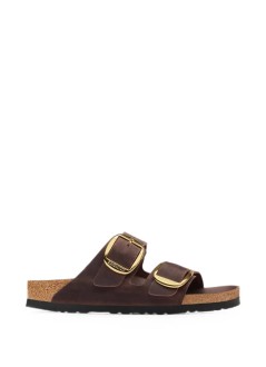 birkenstock sandalia mujer arizona big buckle leoi - 1032916 habana