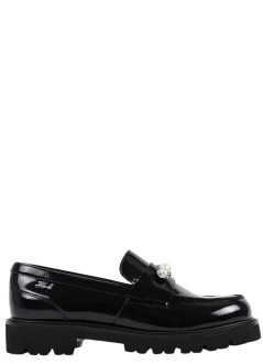 karl lagerfeld casual mujer lowell pearl trim loafer - kl42221 000