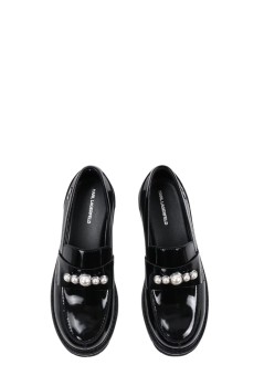 karl lagerfeld casual mujer lowell pearl trim loafer - kl42221 000