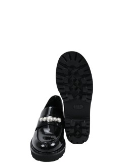 karl lagerfeld casual mujer lowell pearl trim loafer - kl42221 000
