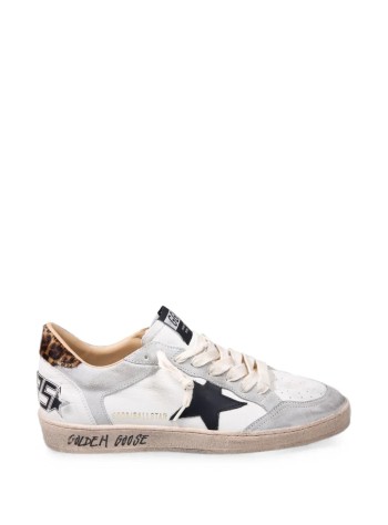 golden goose sneaker manballstar nappa and suede upper suede toe nappa tongue and s - gmf00327f008740 12525