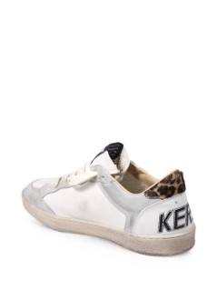 golden goose sneaker manballstar nappa and suede upper suede toe nappa tongue and s - gmf00327f008740 12525