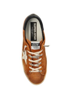 golden goose sneaker mansuper star suede upper toe and tongue leather star nappa he - gmf00101f008752 55808