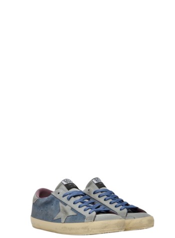 golden goose sneaker mansuper star suede and nabuk upper nabuk star toe tongue and  - gmf01002f008749 51135 2