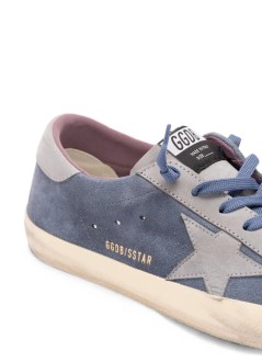 golden goose sneaker mansuper star suede and nabuk upper nabuk star toe tongue and  - gmf01002f008749 51135