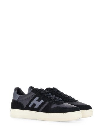 hogan sneaker hombre h668 allacciato h banda - hxm6680fz00vgp760g u801 blu u805 u814 2