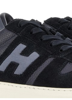 hogan sneaker hombre h668 allacciato h banda - hxm6680fz00vgp760g u801 blu u805 u814