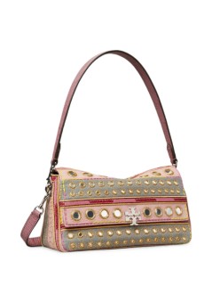 tory burch handbag mujer charlie embellished small shoulder bag - 184774651 651