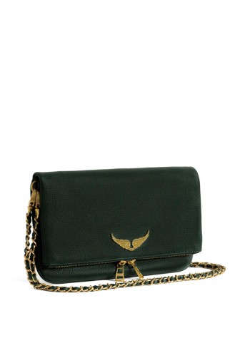 zadig & voltaire crossbody mujer rock grained leather - lwba00001 302 2