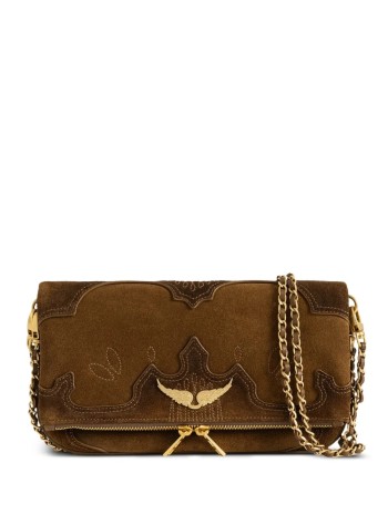 zadig & voltaire crossbody mujer rock western used - lwba04434 201