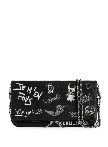 zadig & voltaire crossbody mujer rock arty tag - lwba04486 11