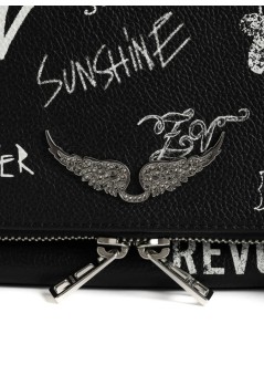 zadig & voltaire crossbody mujer rock arty tag - lwba04486 11